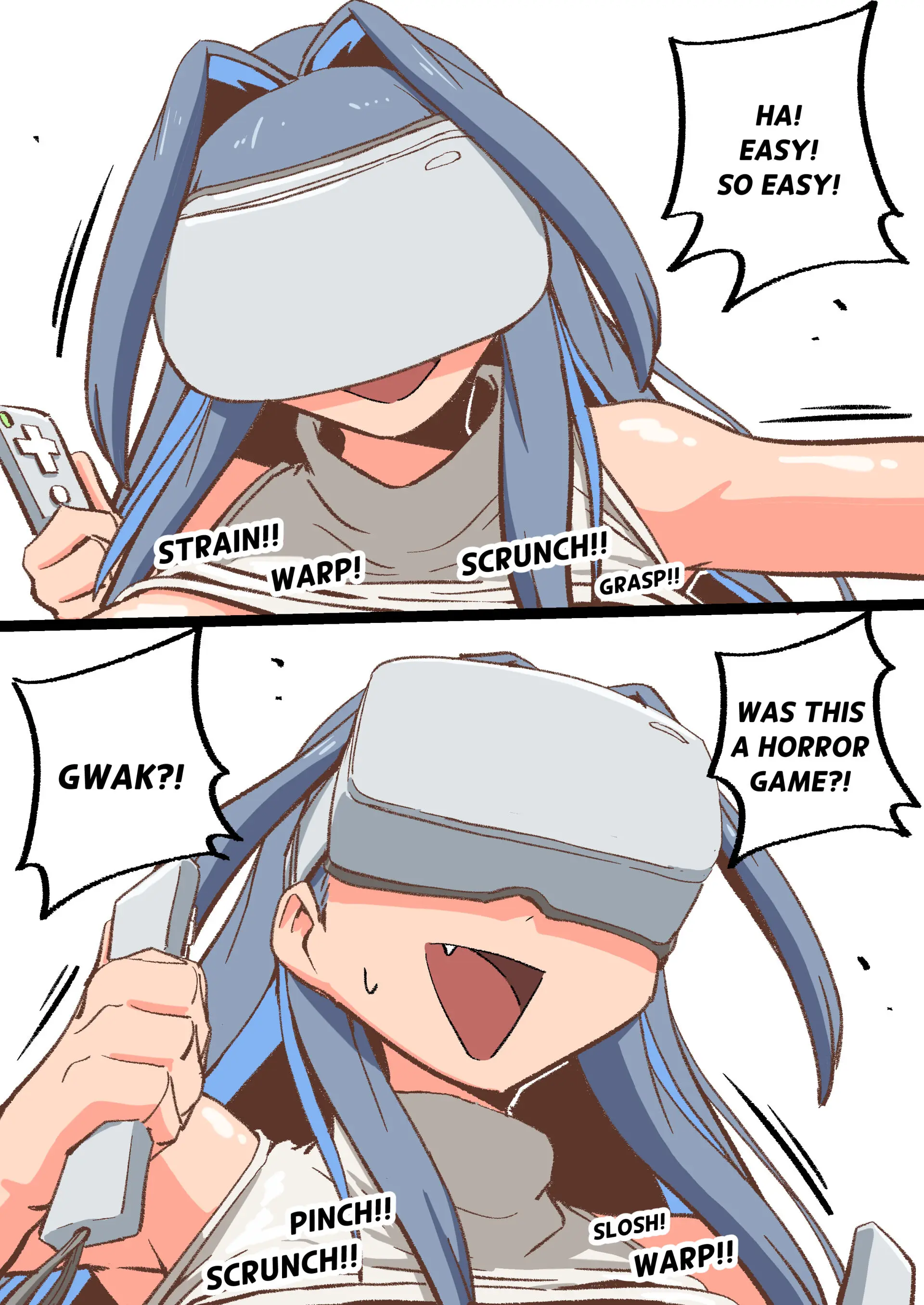 Kronii And The Cursed VR Device